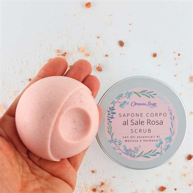 Natural Soap "Pink Salt Scrub"