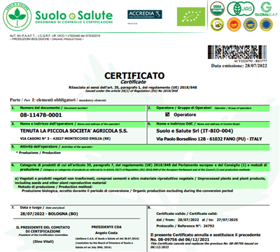 Certificate n. 08-11478-0001